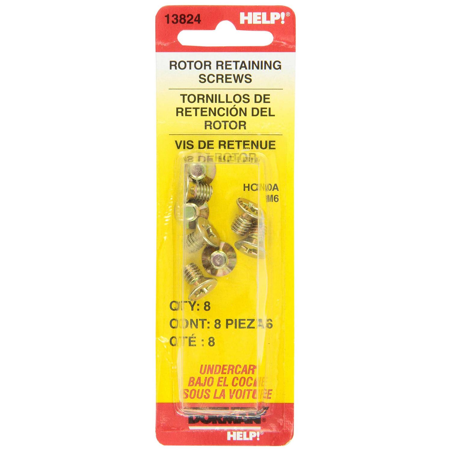 Dorman 13823 Disc Brake Rotor Retaining Screws - Inhomebuy