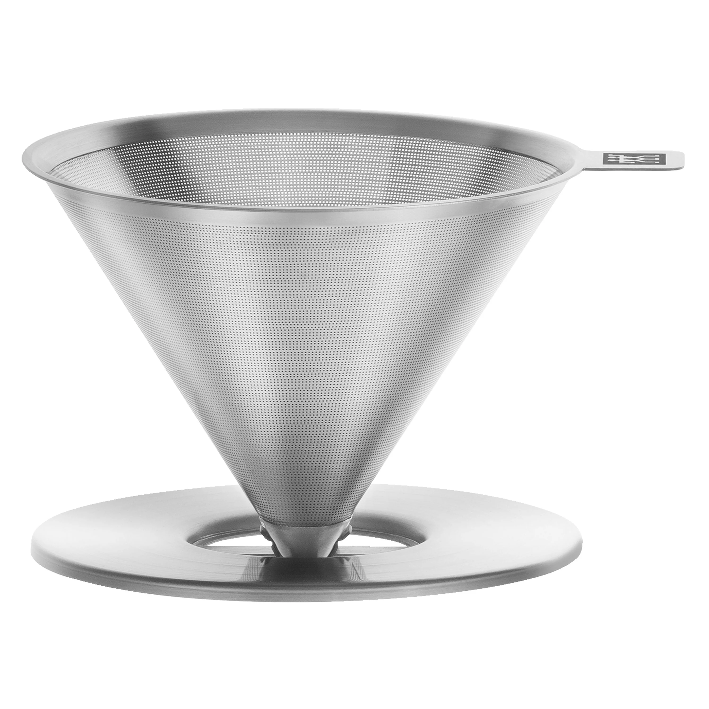 ZWILLING Stainless Steel Pour Over Coffee Dripper, Sorrento Double Wall Glassware Series - Inhomebuy