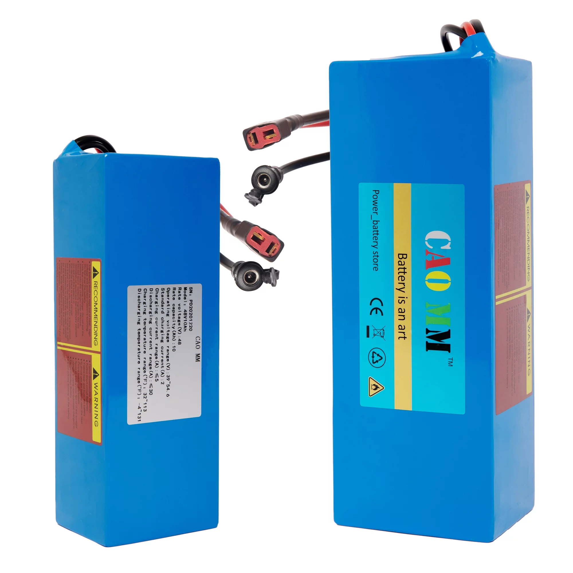 Lithium Battery 48V 10Ah Ebike Battery Without Charger Set for 1000W Electric Bike Scooter Motor - Inhomebuy