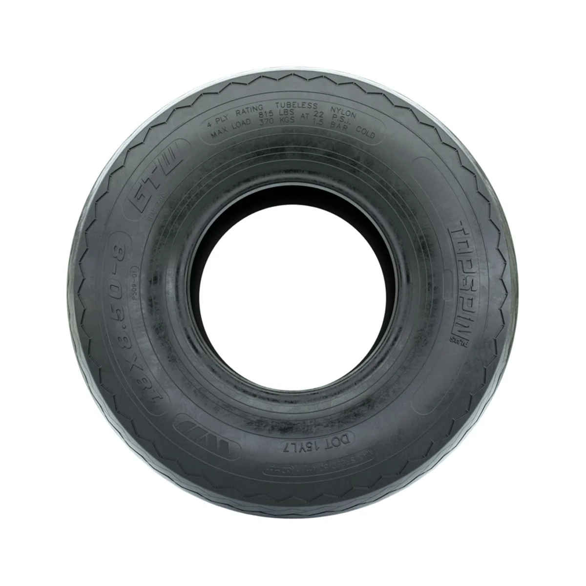 GTW Topspin 18x8.5-8  Sawtooth Golf Cart Street/Course Tire | 4 Ply - Inhomebuy