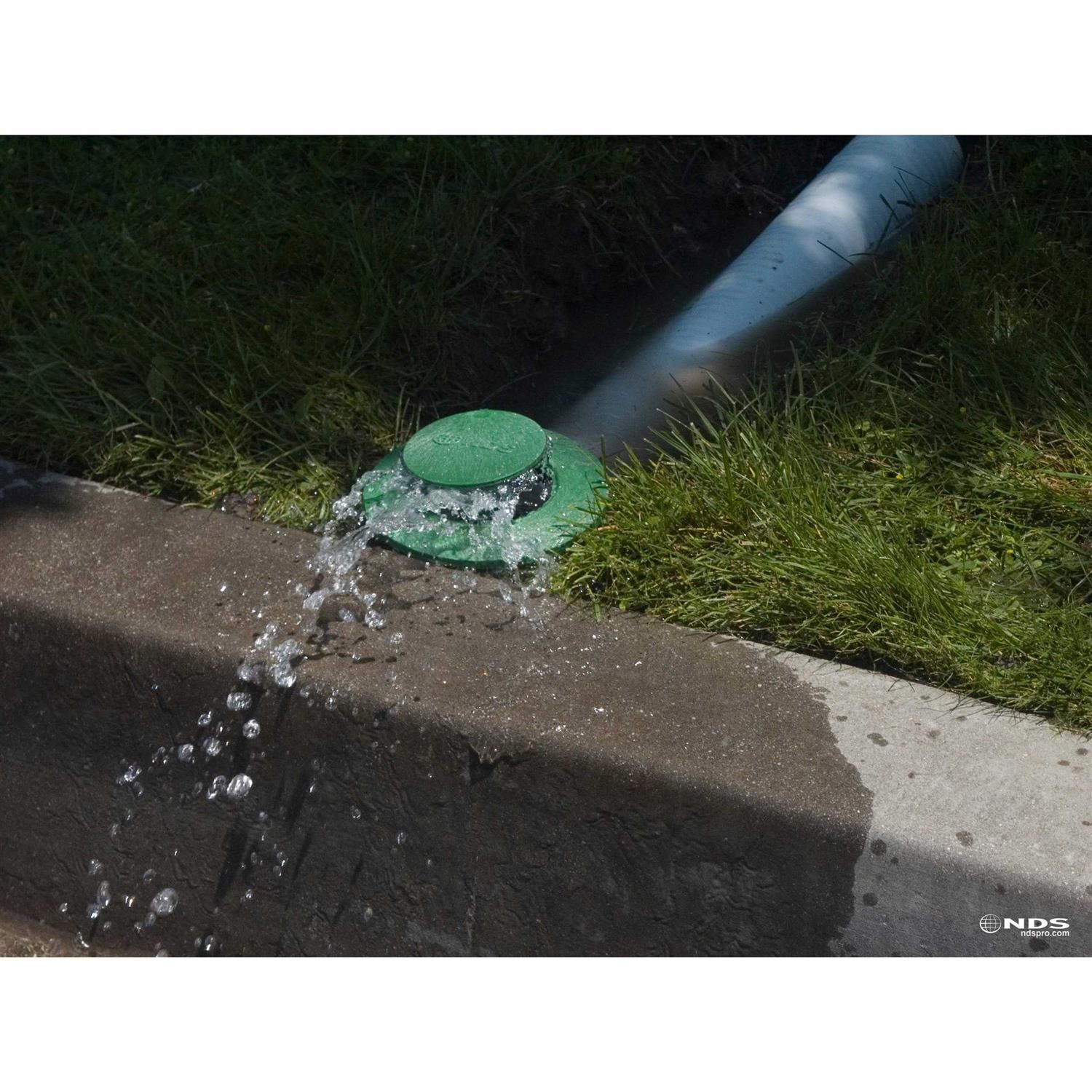 NDS 420 Pop Up Drain Emitter Cover Spring Loaded 3 Inch and 4 Inch - Inhomebuy