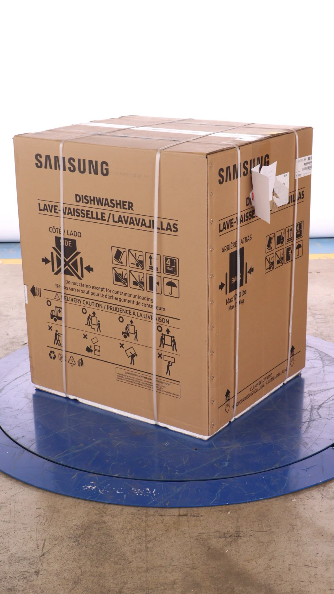 SAMSUNG 24 IN. STAINLESS STEEL DISHWASHER WITH THIRD RACK - DW80CG4051SRAA - Inhomebuy