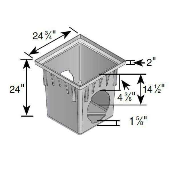 NDS 2-ft. Black Channel Grate - Inhomebuy