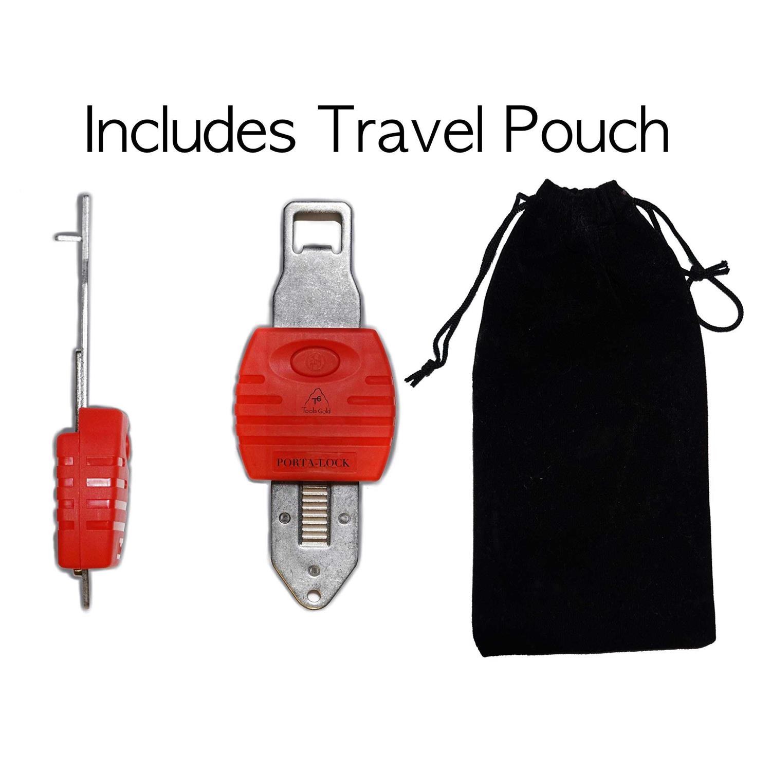 Portable Door Lock Hotel Door Locks for Travelers Metal - Inhomebuy