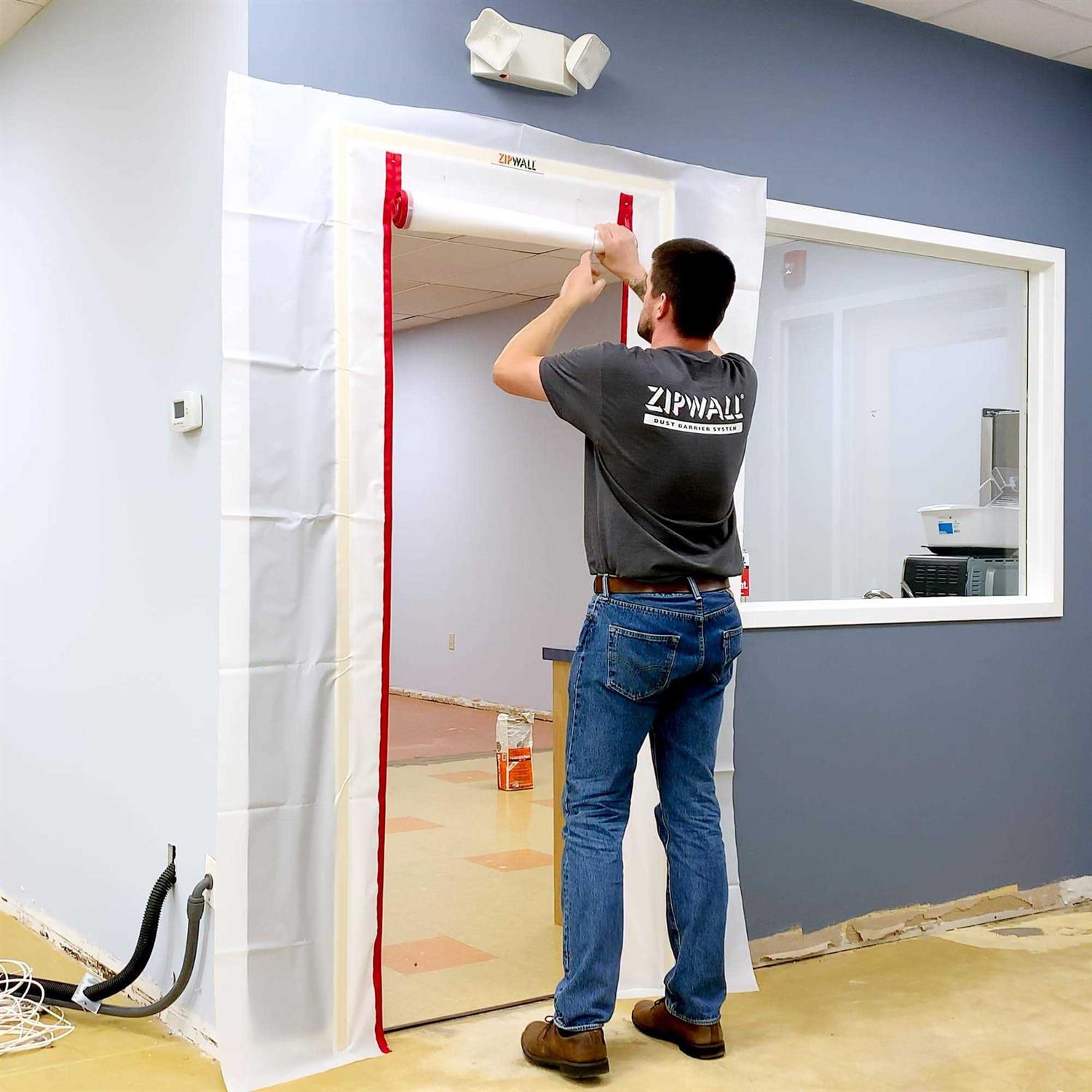 Zipwall Reusable Dust Panel - Inhomebuy