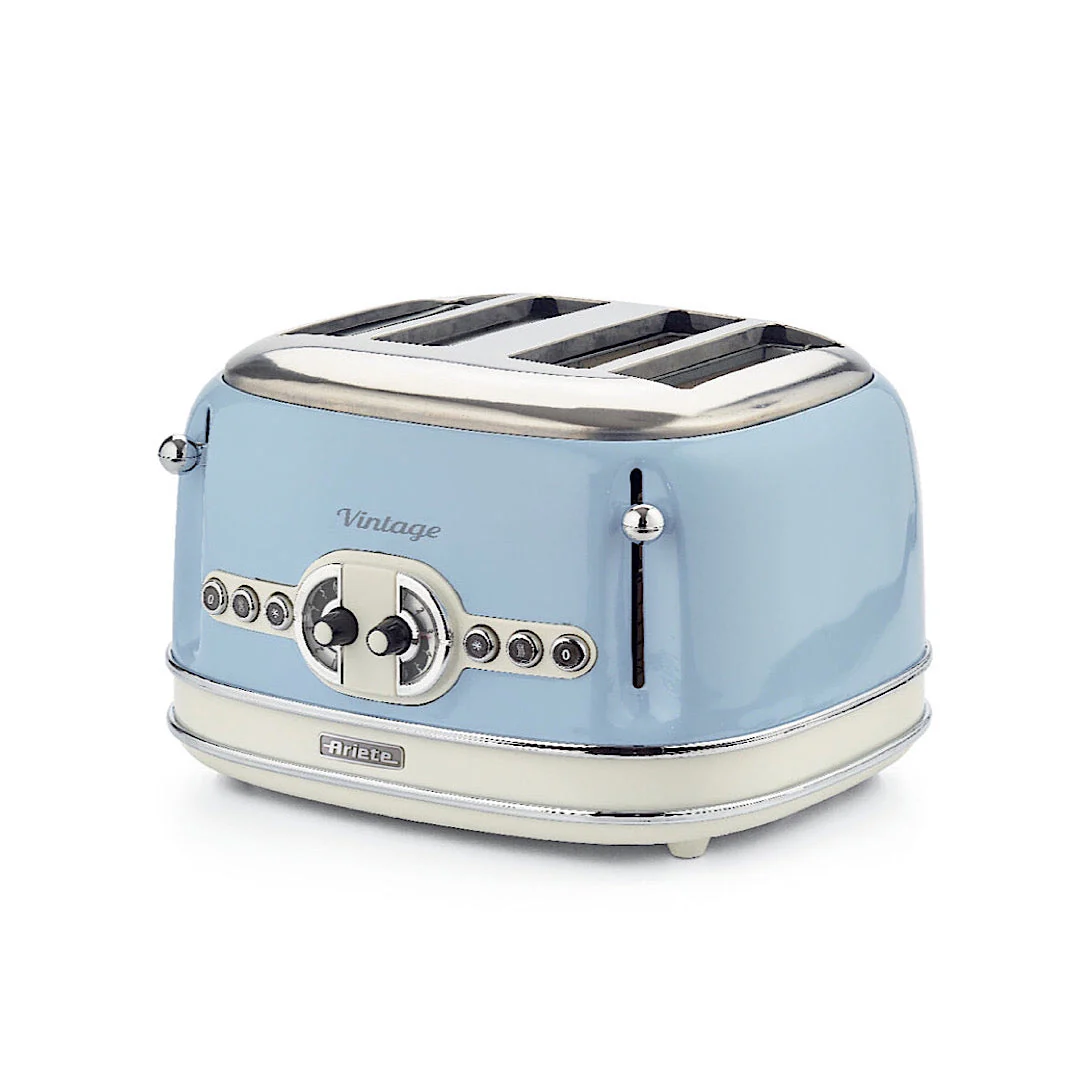 Vintage Toaster 4S 1600W Blue - Inhomebuy