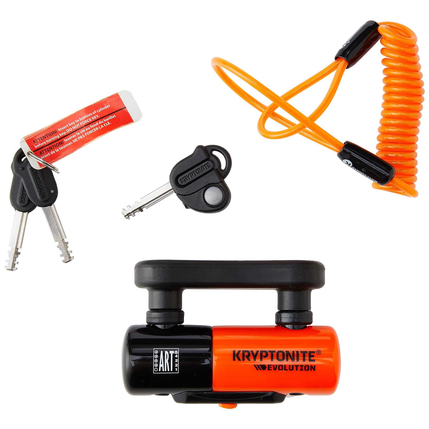 Kryptonite Double Loop Cable & Padlock Bicyce Lock - Inhomebuy