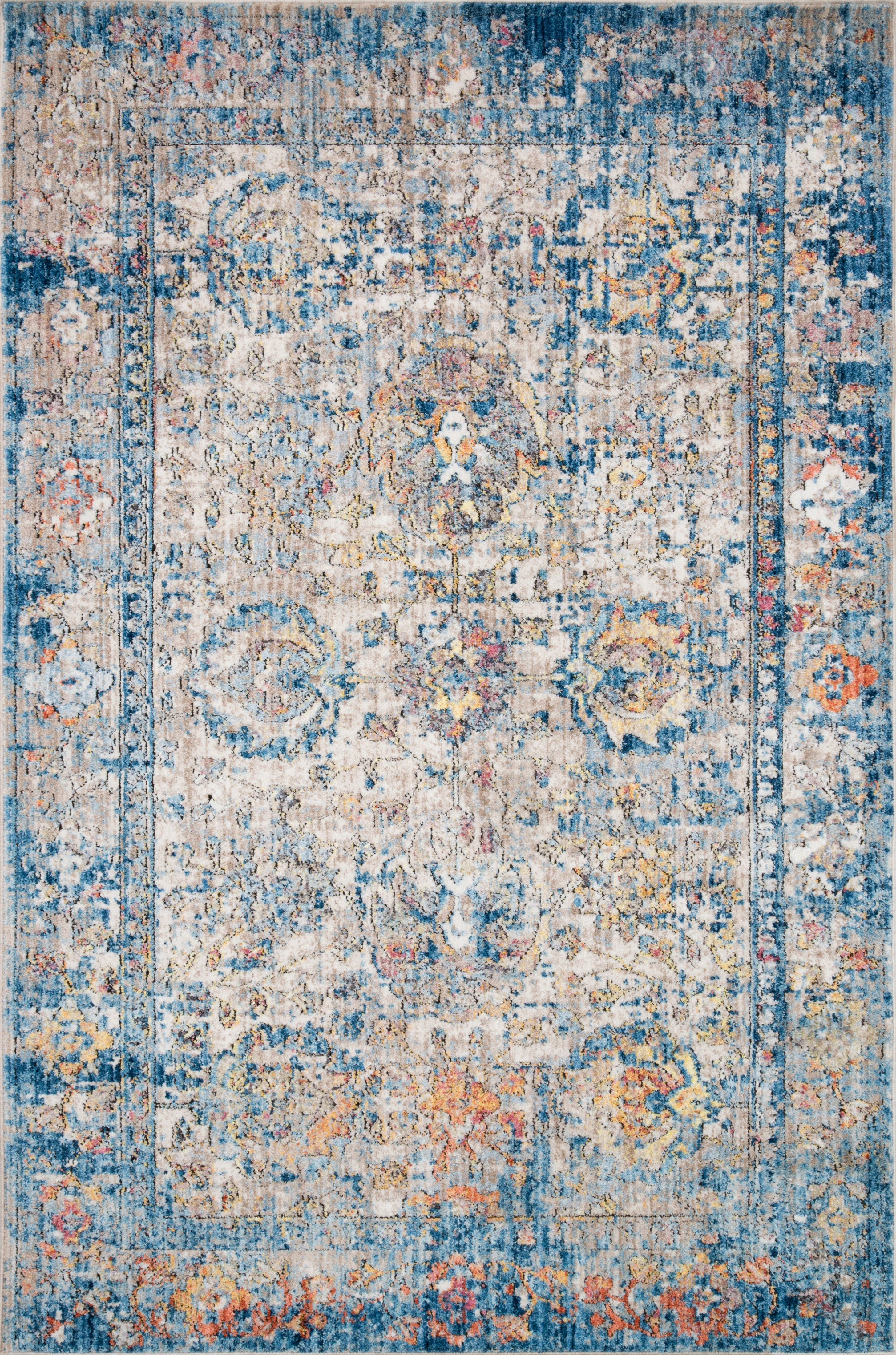 Loloi Rugs Medusa Collection Rug in Blue, Multi - 7'10