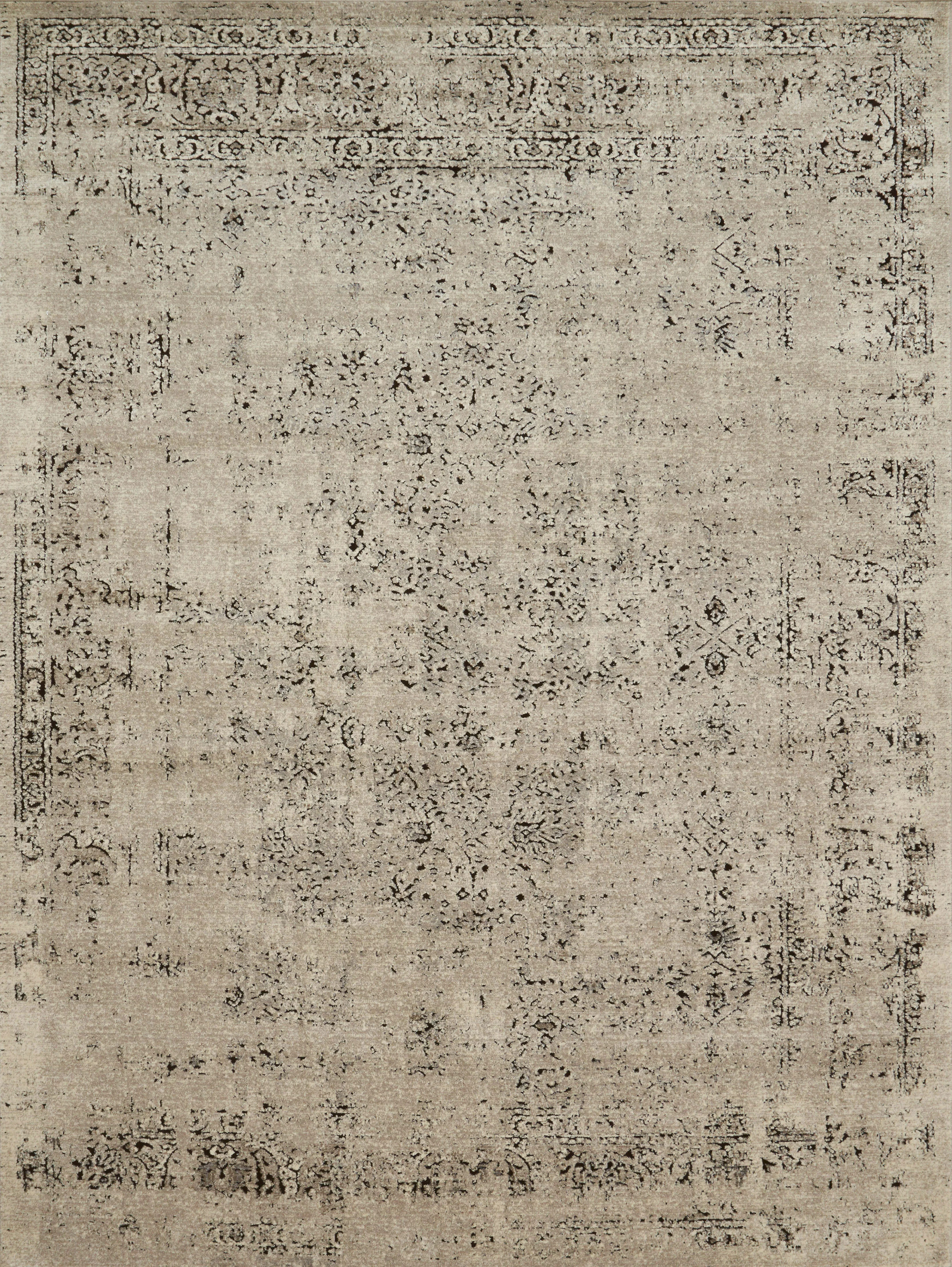 Loloi Rugs Millennium Collection Rug in Stone, Charcoal - 7'10