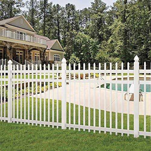 Outdoor Essentials 4 in. x 4 in. x 72 in. White Vinyl Fence Post - Inhomebuy