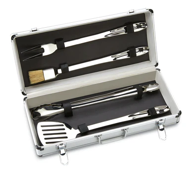 All-Clad S/S BBQ Tool Set w/ Case |T147| - Inhomebuy