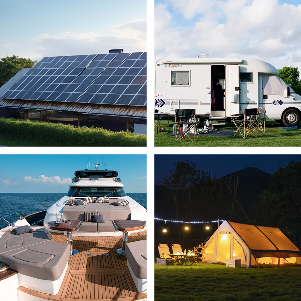 12V 100Ah LiFePO4 Lithium Battery 100A BMS for 300W Solar Pannel, Marine, RV,Camping - Inhomebuy