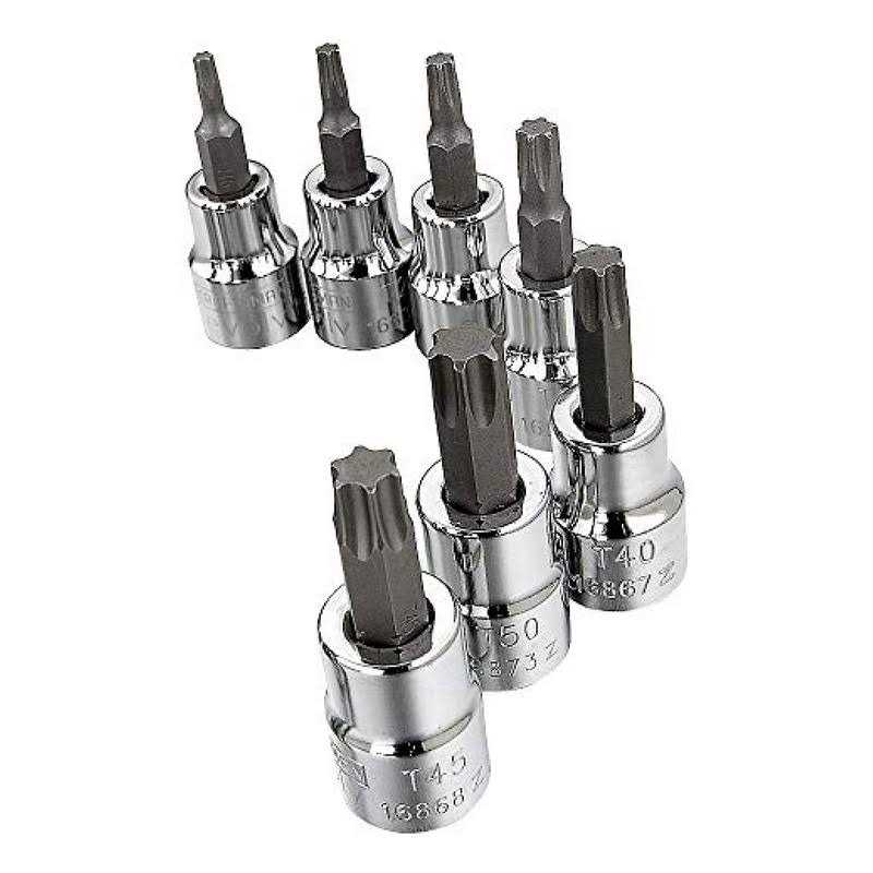 Craftsman 7 Piece Evolv Torx Bit Socket Set - Inhomebuy