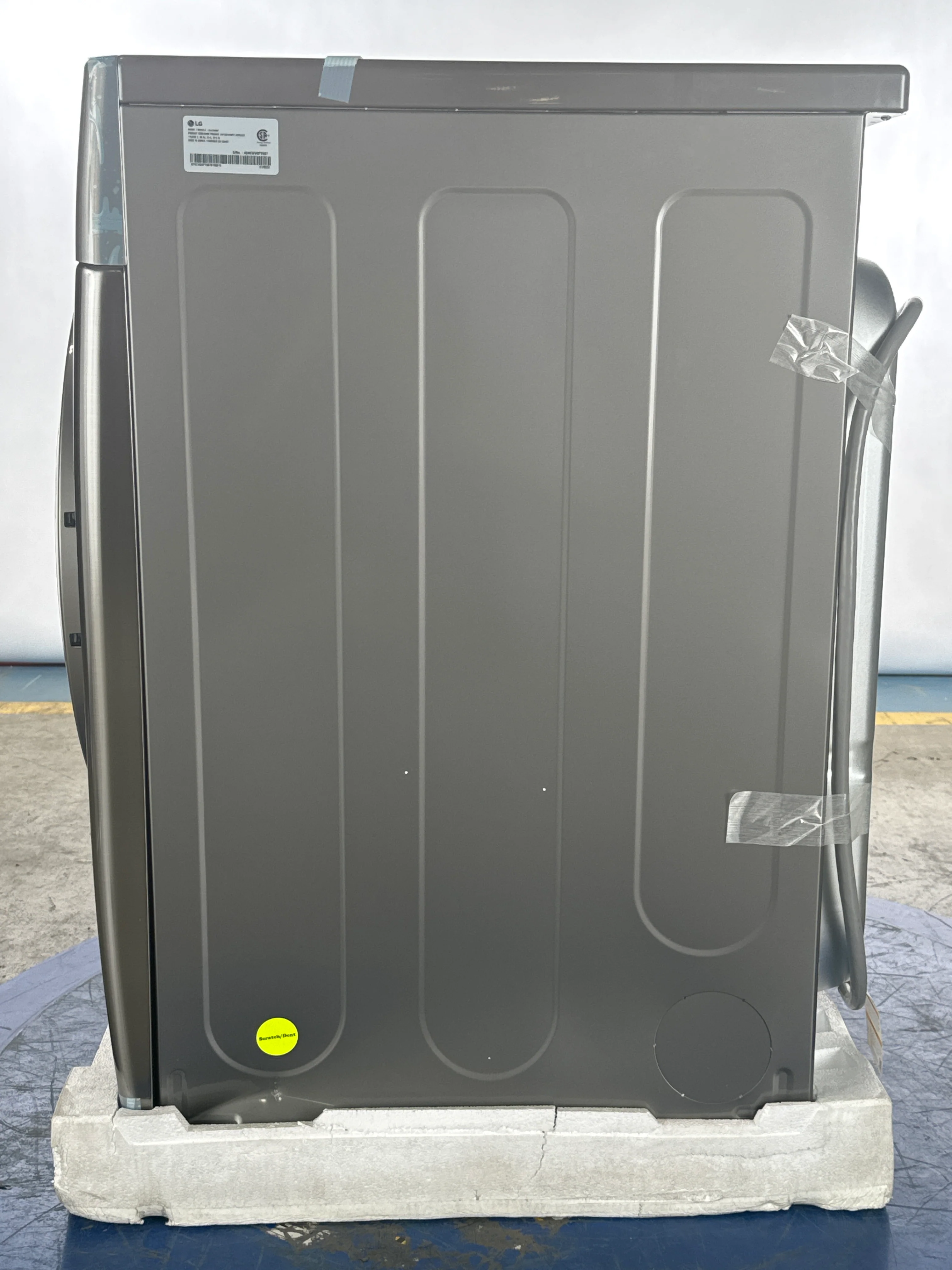 LG 7.4 CU. FT. GRAPHITE STEEL ULTRA LARGE CAPACITY ELECTRIC DRYER WITH SMARTDIAGNOSIS - DLE3400V - Inhomebuy