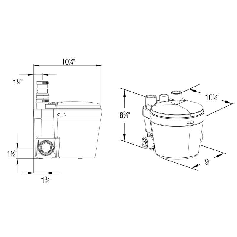 Saniflo Saniswift Gray Water Pump - Inhomebuy