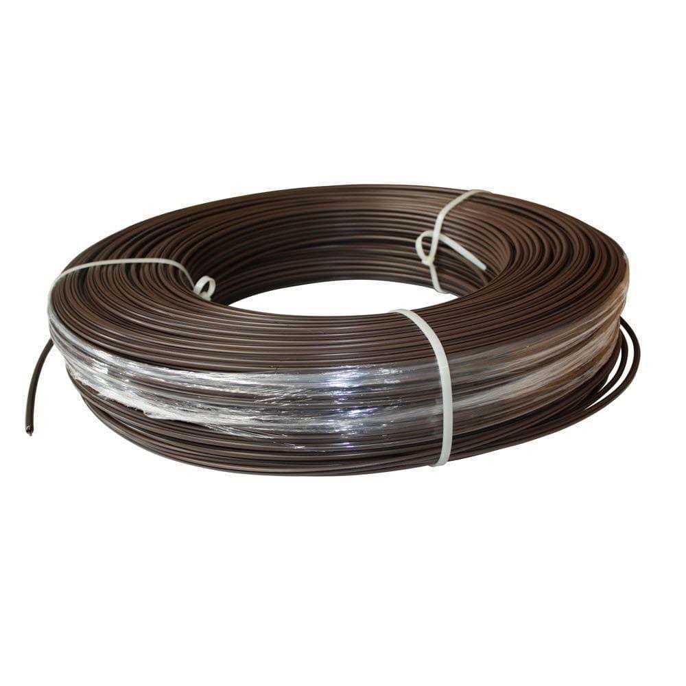 White Lightning 1320 ft. 12.5-Gauge Safety Coated High Tensile Electric Fence Wire - Inhomebuy