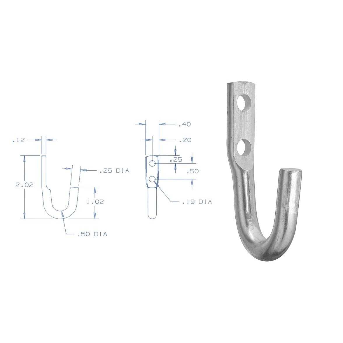 National Hardware Zinc Plated Square U Bolt - Inhomebuy