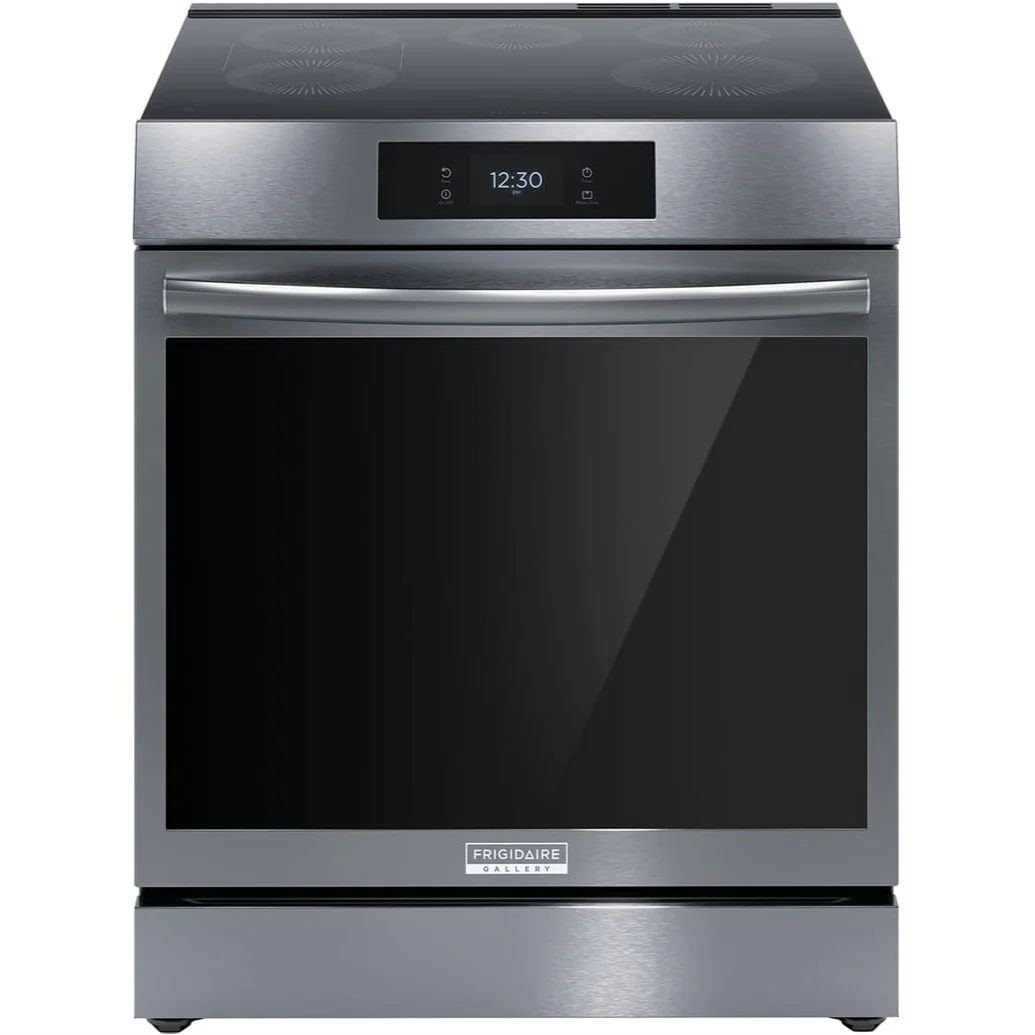 FRIGIDAIRE GALLERY 30 IN. 6.2 CU.FT FREE STANDING INDUCTION FRONT CONTROL RANGE WITH AIR FRYER AND T - Inhomebuy