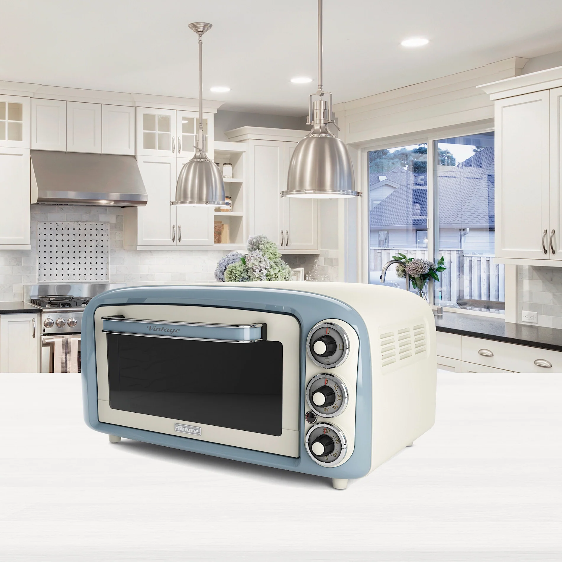 Vintage Electric Oven Blue 18L - Inhomebuy