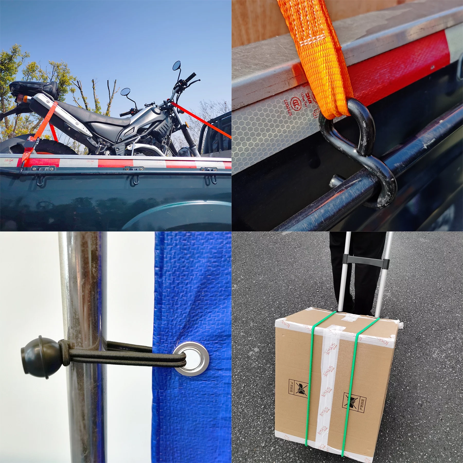 Hyper Tough 25 Pc Tie Down Kit - Inhomebuy