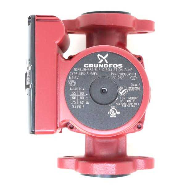 Grundfos 59896155 Superbrute Recirculator Pump small RED - Inhomebuy
