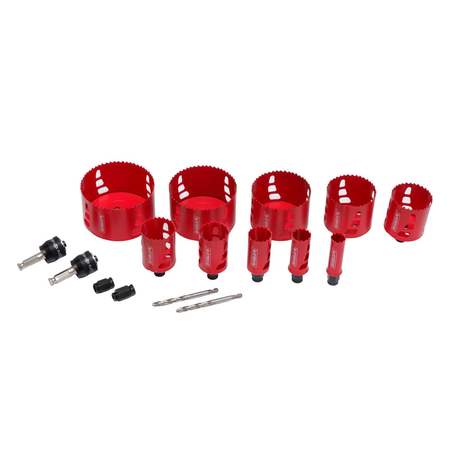 Diablo DHS13SPLCT 13 pc Carbide Plumbers Hole Saw Set - Inhomebuy