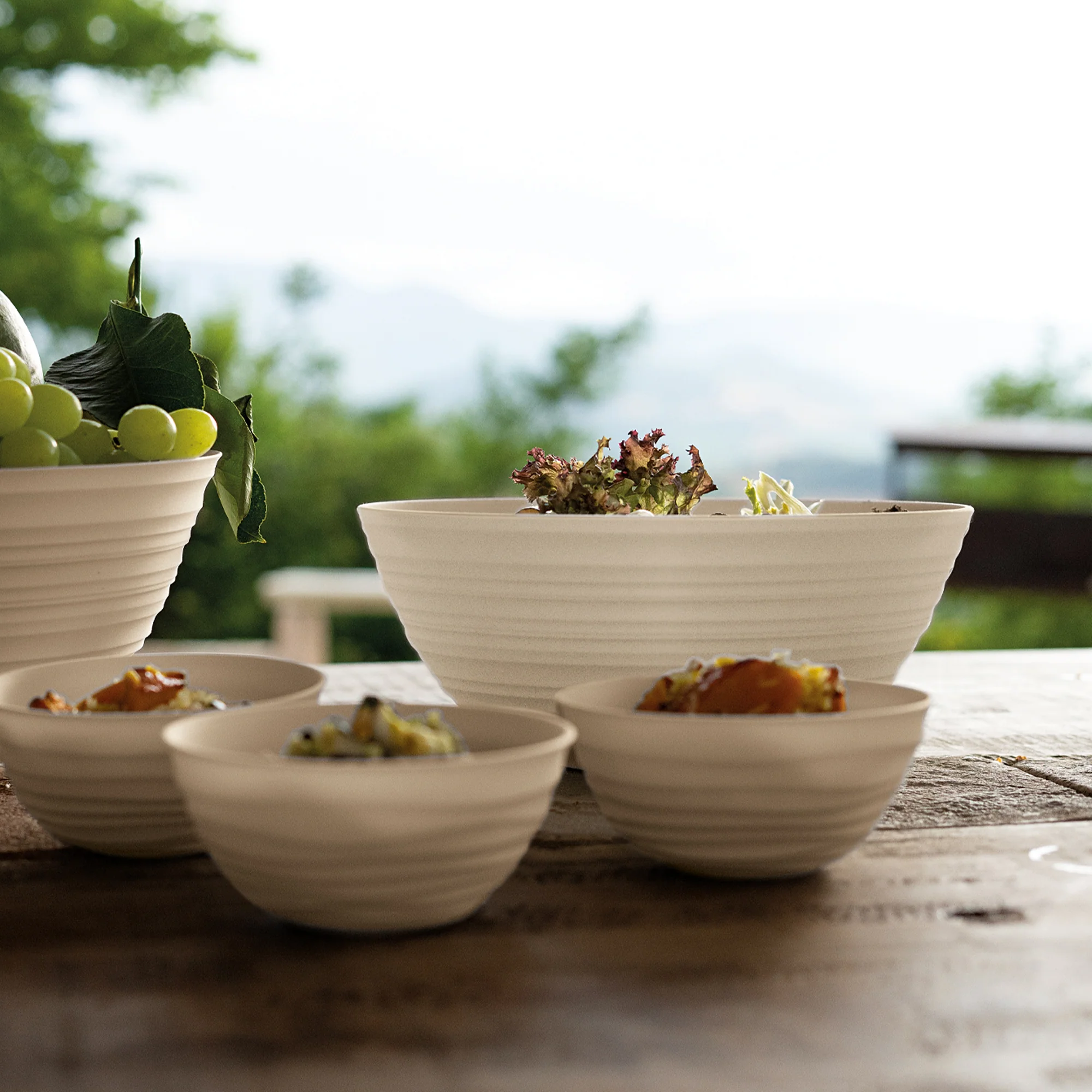 L Bowl Tierra White Milk - Inhomebuy