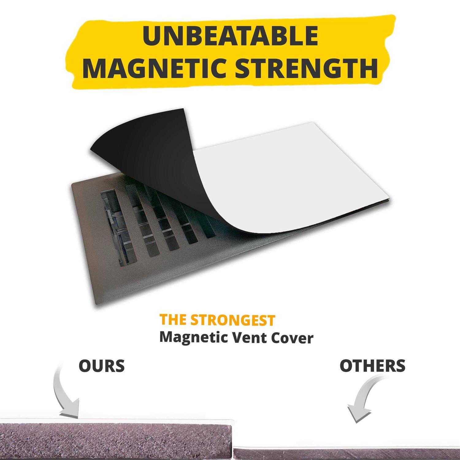 Muscle MagVent Strongest Available Magnetic Vent Cover 8 x 155 - Inhomebuy