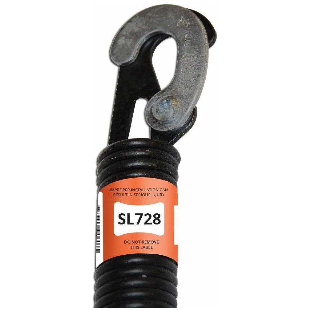 E900 Hardware P728 28-Inch Plug-End Garage Door Spring - Inhomebuy