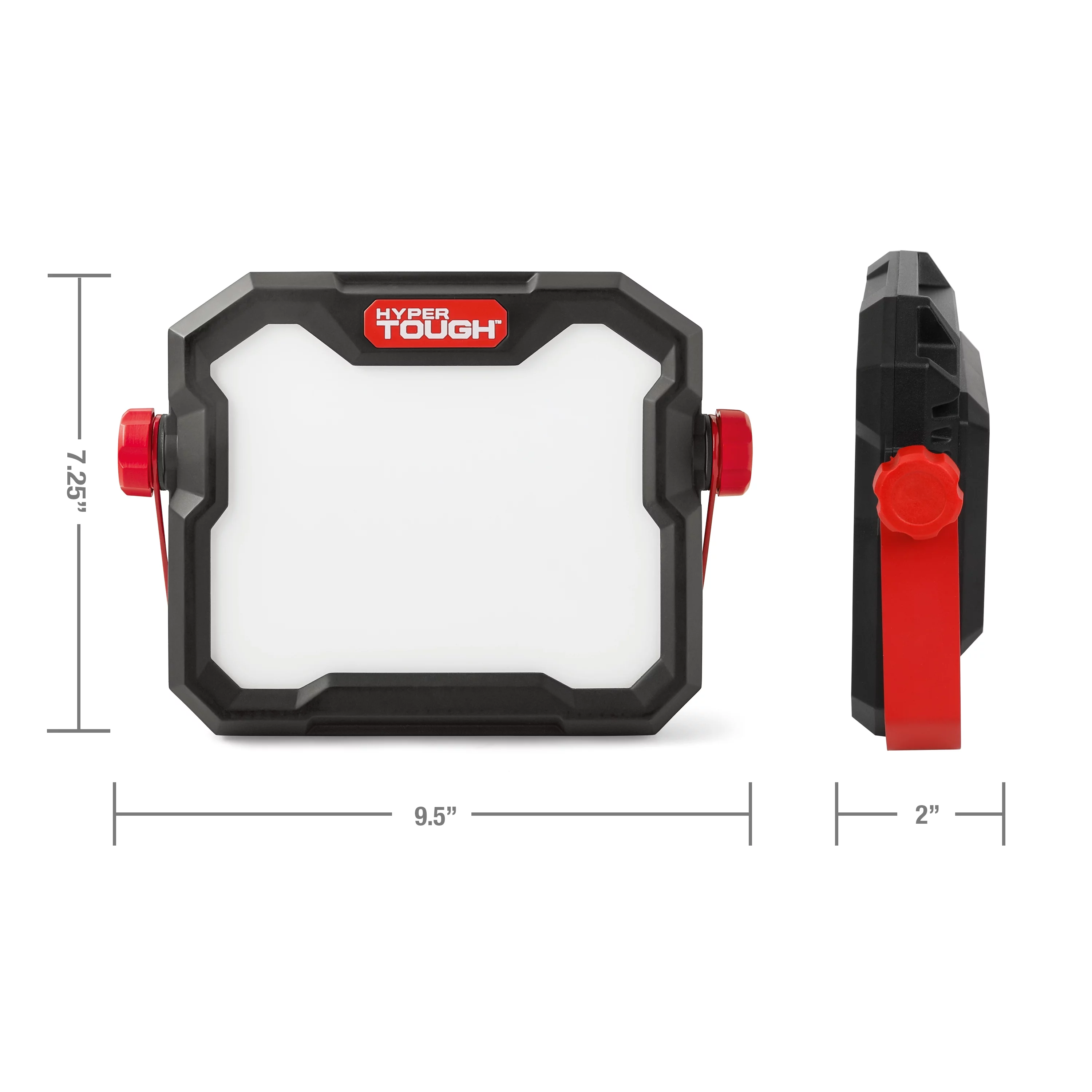 Hyper Tough 50W LED 5000 Lumen Rechargeable Free Standing Light, Handheld Portable Work Light - Inhomebuy