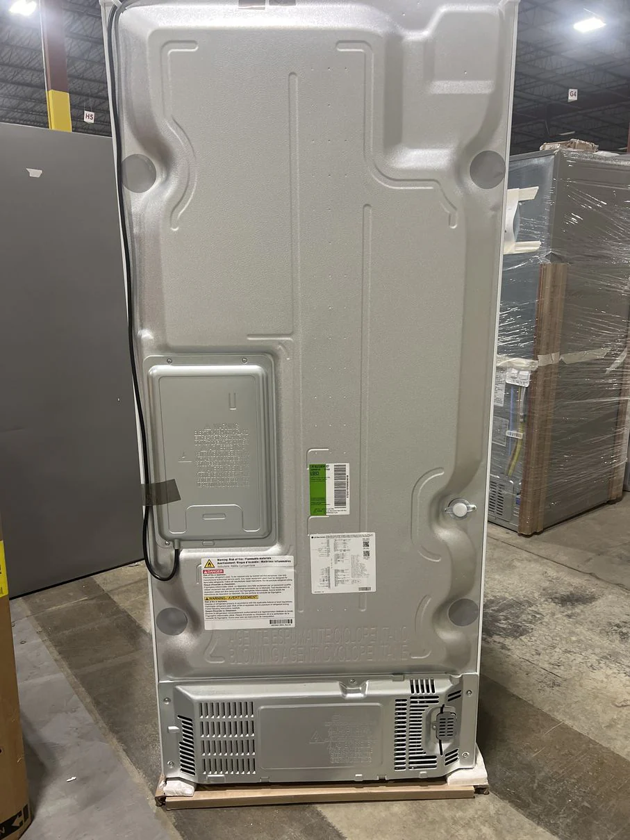 LG 30 IN. 21.8 CU. FT. SMUDGE-RESISTANT WHITE FRENCH DOOR REFRIGERATOR WITH SMARTDIAGNOSIS - LRFNS22 - Inhomebuy