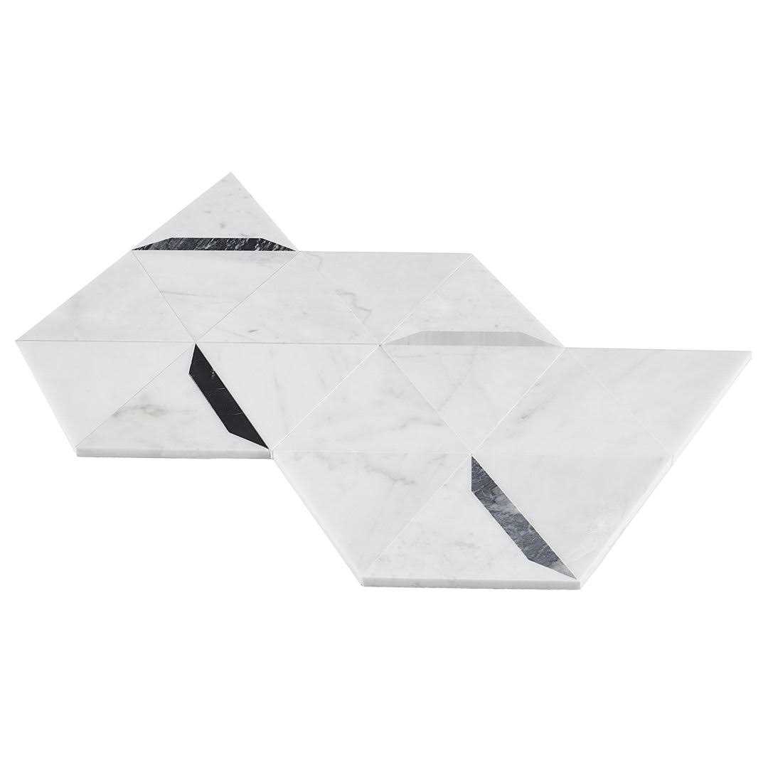 Zandara 5 x 6 Marble Novelty Mosaic Wall & Floor Tile Ivy Hill Tile - Inhomebuy