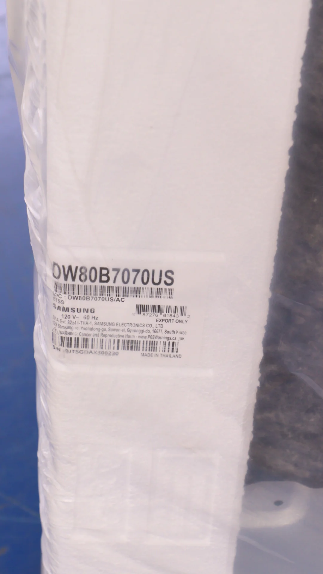 SAMSUNG 24 IN. DISHWASHER WITH STORMWASH - DW80B7070US/AC - Inhomebuy