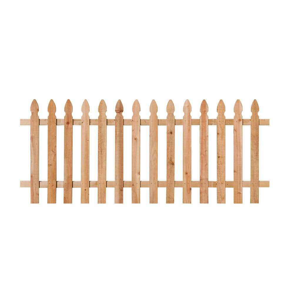 Outdoor Essentials 3-1/2 ft. Cedar French Gothic Fence Picket - Inhomebuy