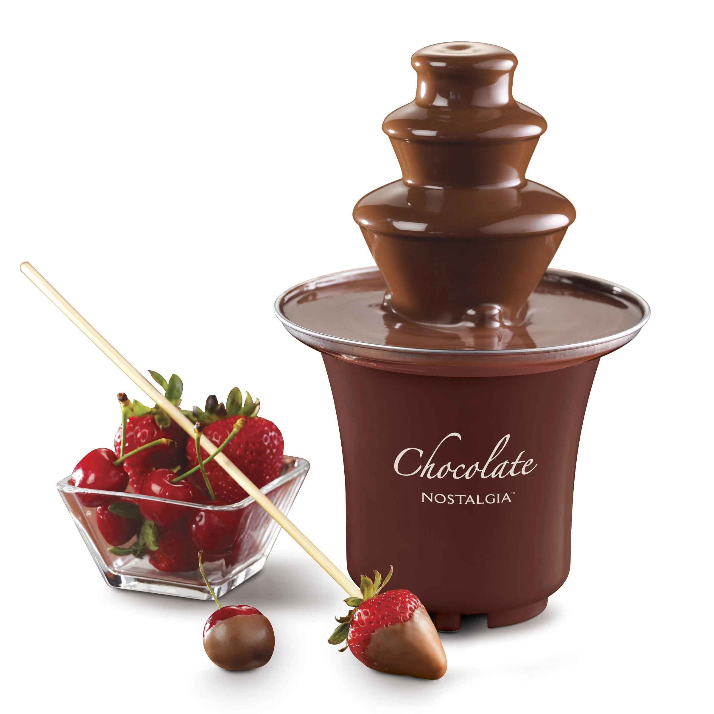 3-Tier 1/2-Pound Chocolate Fondue Fountain - Inhomebuy