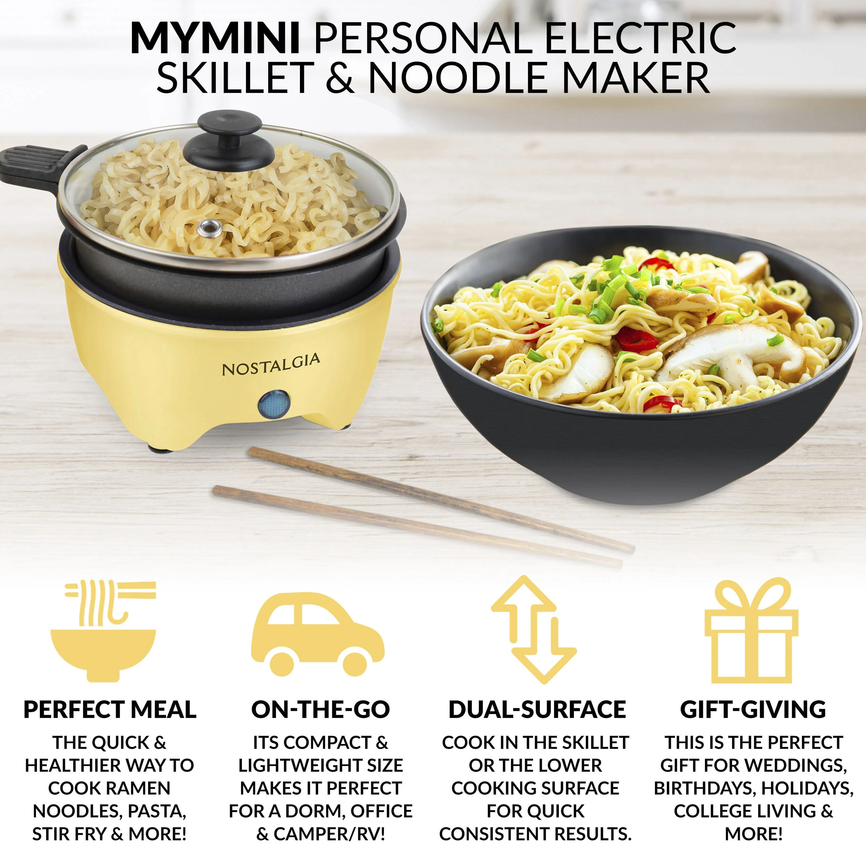 MyMini Personal Electric Skillet & Grill - Inhomebuy