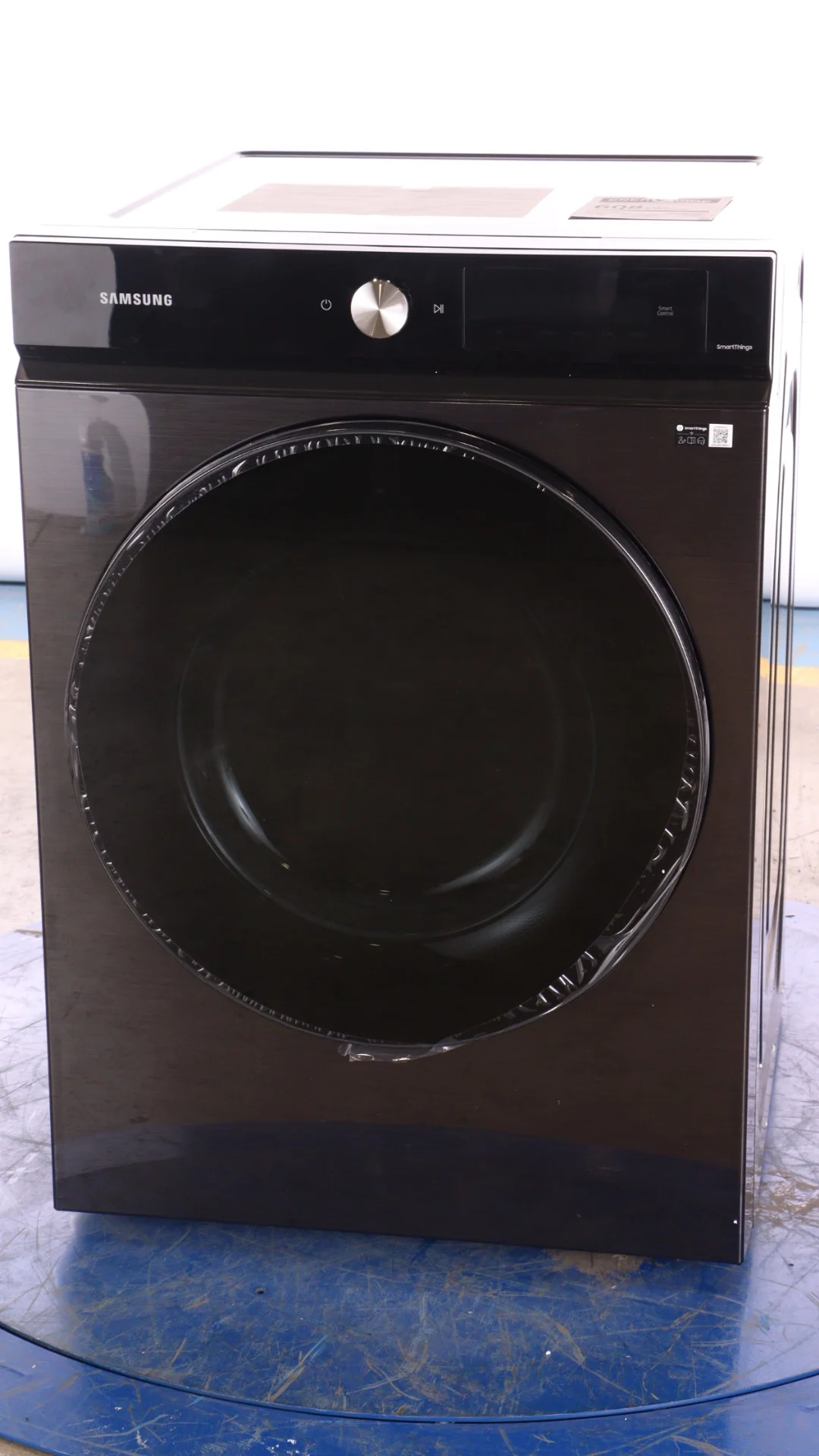 SAMSUNG BESPOKE 27 IN. 7.5 CU. FT. BLACK STAINLESS STEEL ELECTRIC DRYER WITH SUPER SPEED DRY - DVE46 - Inhomebuy
