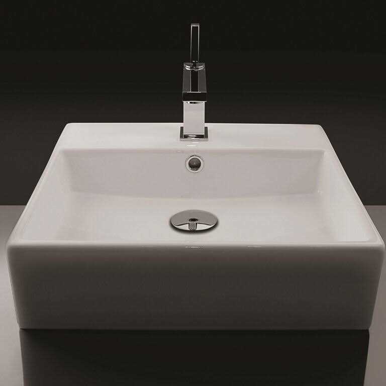 WS Bath Collections Heritage WSBC Ceramic White Fire Clay Modern Pedestal Sink Combo Retro - Inhomebuy