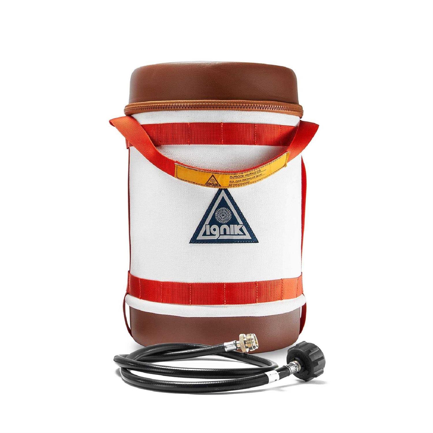 Ignik Gas Growler Carry Case and Hose Kit for 5-Pound Refillable Propane Tank - Inhomebuy
