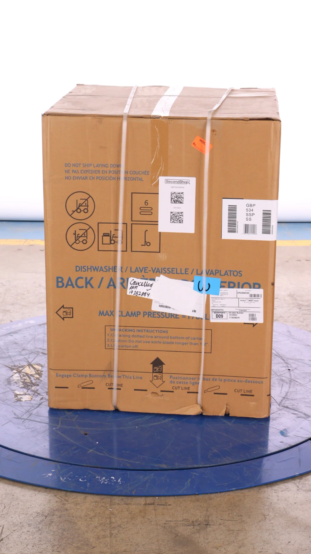 GE 24 IN. STAINLESS STEEL BUILT-IN TOP CONTROL DISHWASHER WITH STAINLESS STEEL TUB - GBP534SSPSS - Inhomebuy