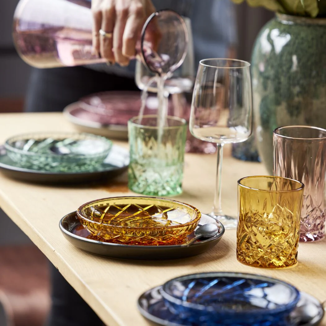 Highball  Sorrento 32cl 4pcs Blue - Inhomebuy