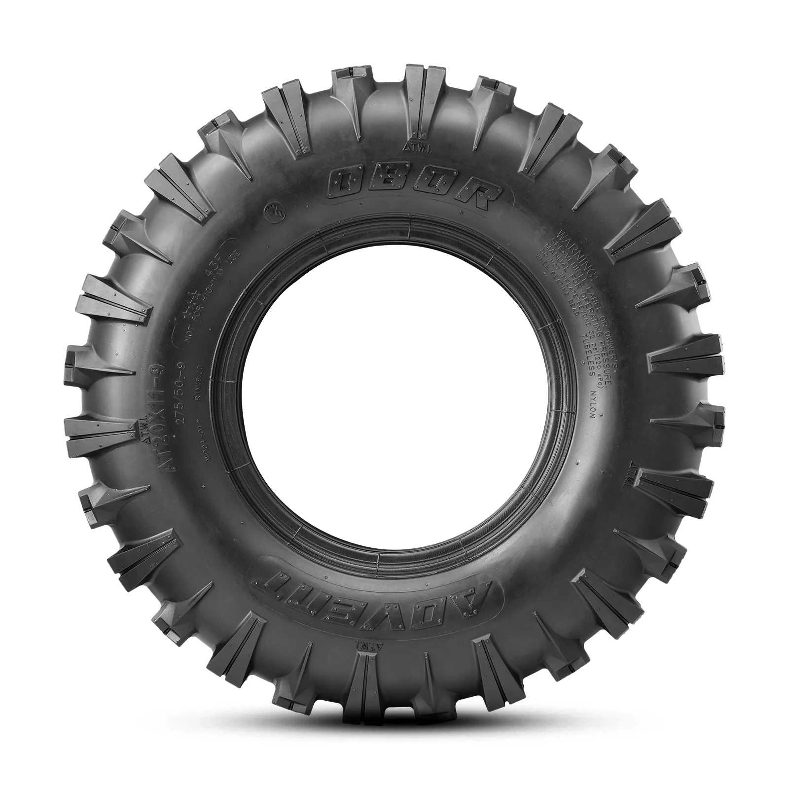 OBOR Advent 20x11-9 20x11x9  ATV Tires 6 Ply GNCC TiresAll Terrain Race Tires Set of 2 - Inhomebuy