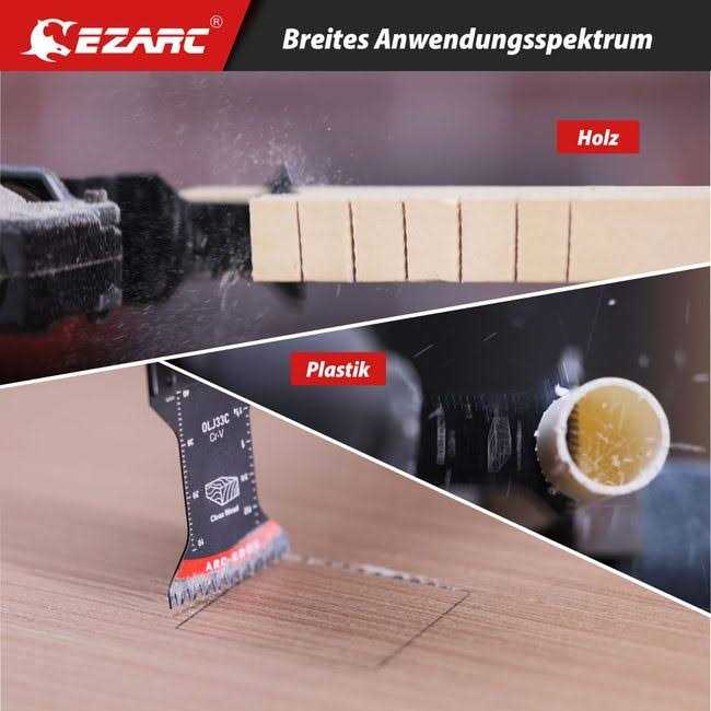 Ezarc Diamond Oscillating Blade Flush Cutting Oscillating Multi Tool Saw Blades for Grout Removal - Inhomebuy