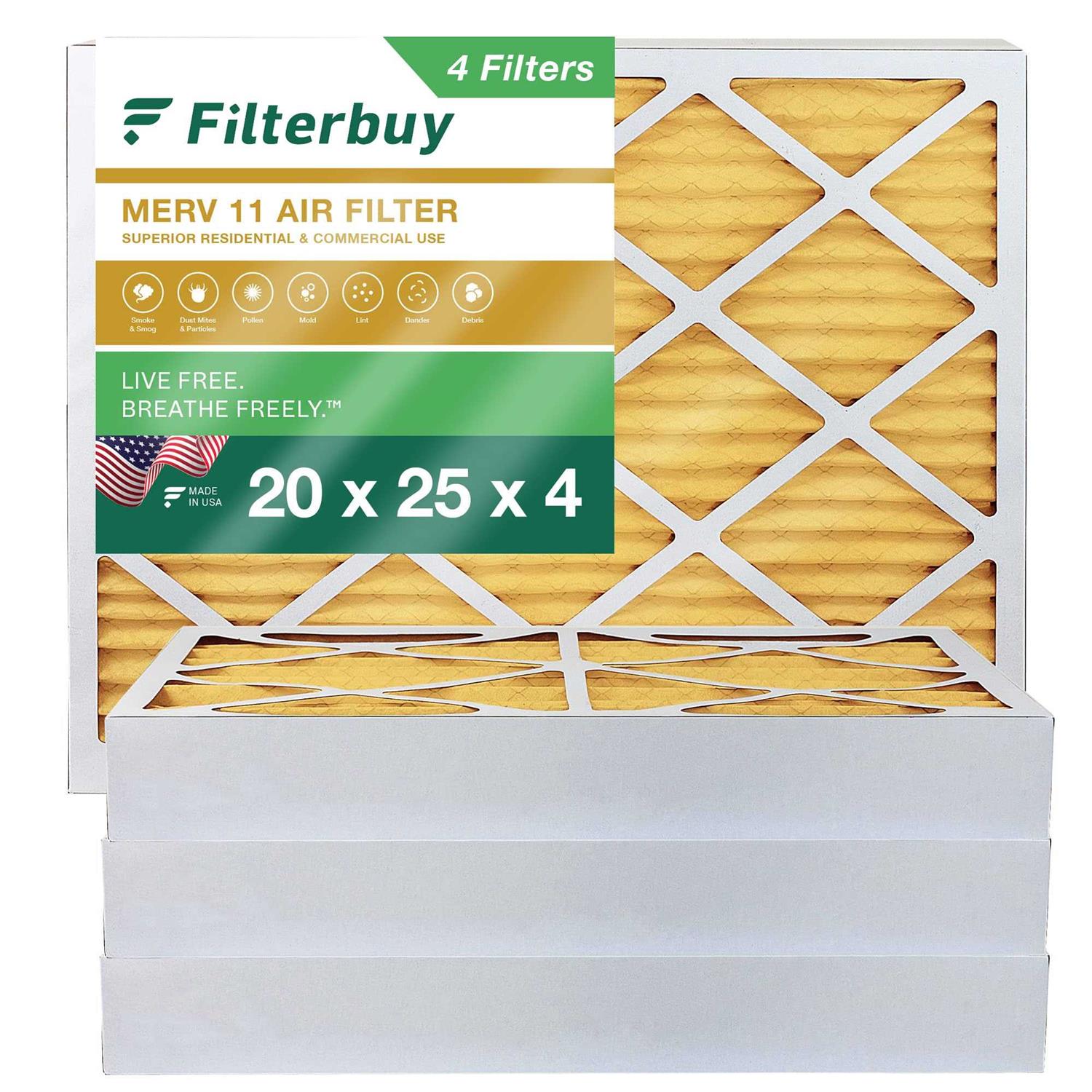 Filterbuy 20x20x1 Air Filter MERV 13 - Inhomebuy