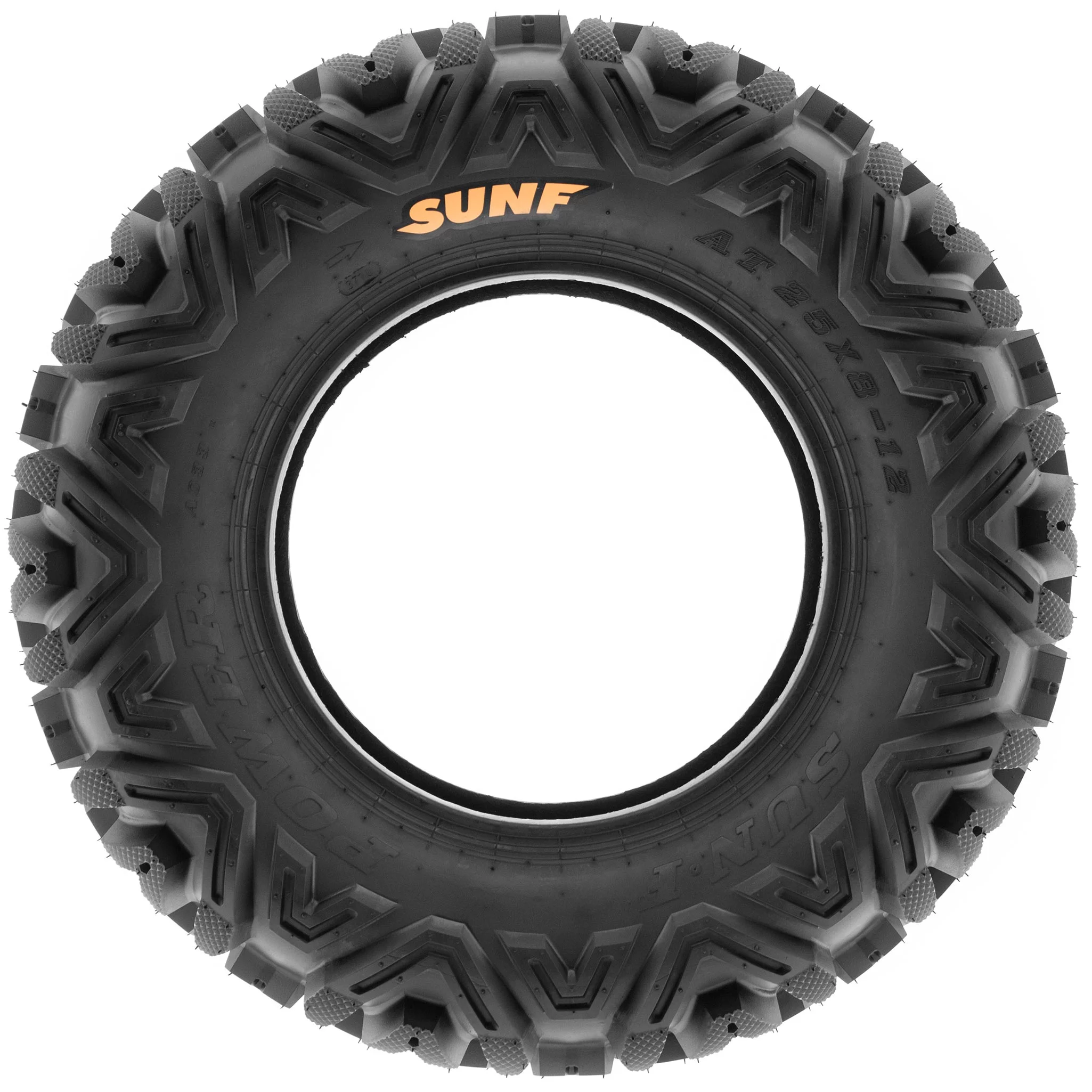 SunF All Terrain ATV UTV Tires 25x8-12 25x8x12 6 PR A033 (Single) - Inhomebuy
