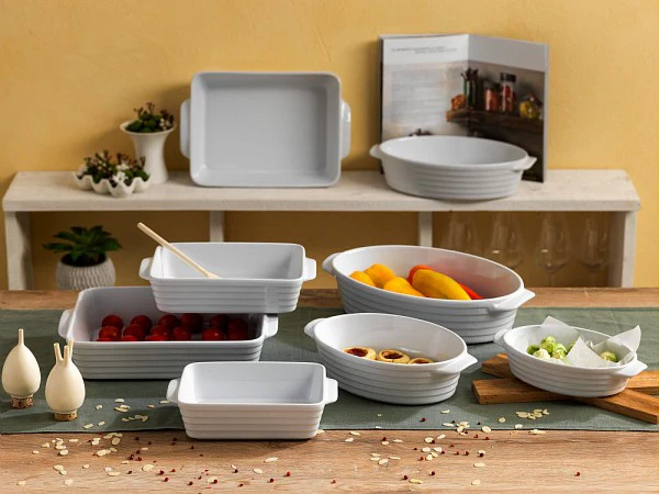 Rect.Bak.Dish 31x21.5cm/7.5h Pl-Cook Rings - Inhomebuy
