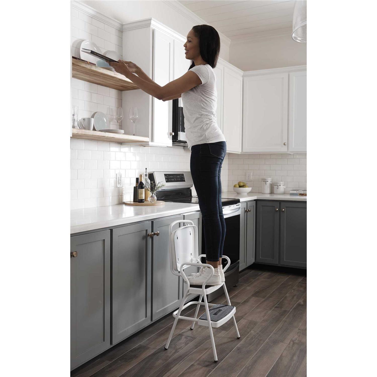 Cosco Retro Counter Chair/Step Stool - Inhomebuy