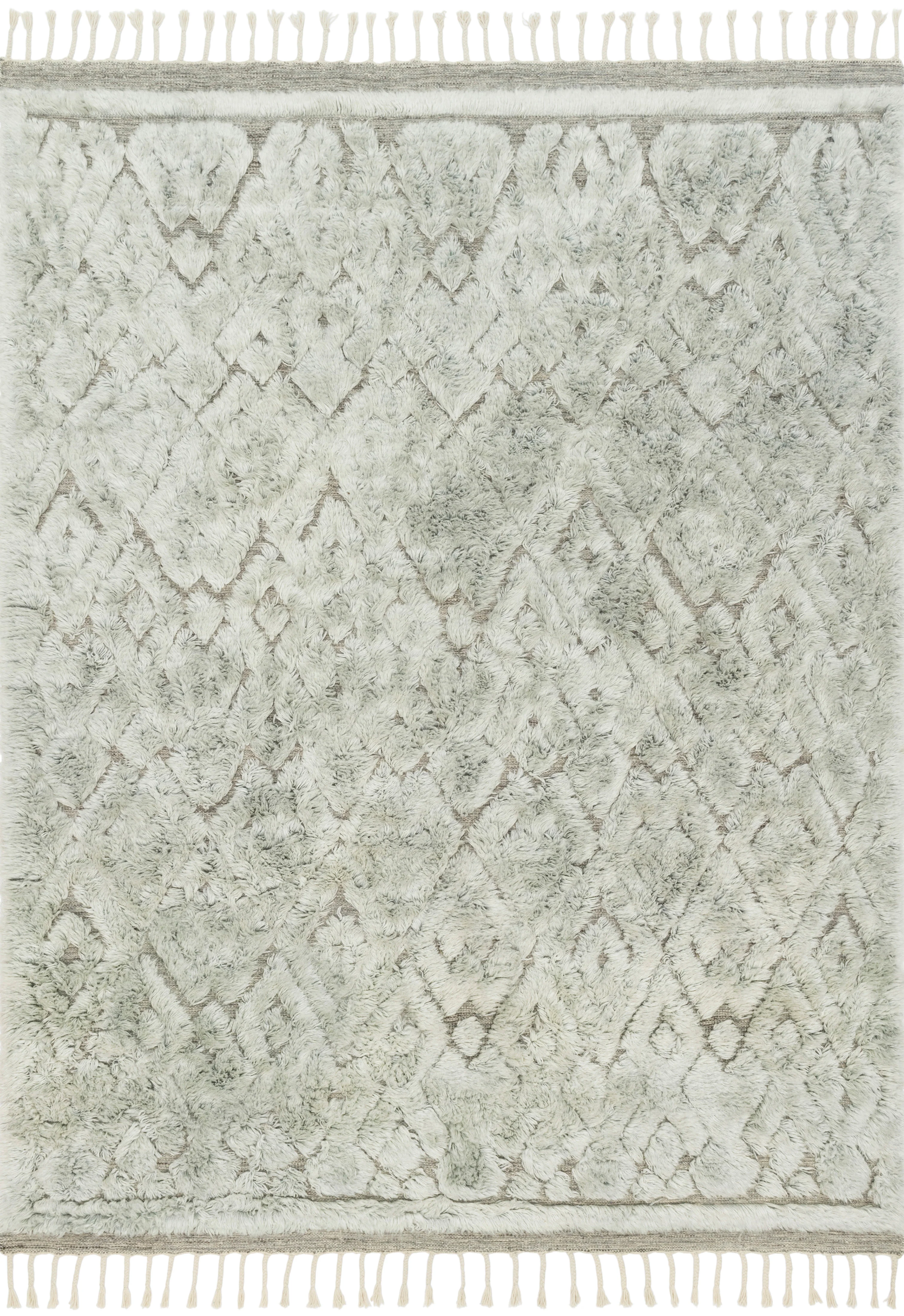 Loloi Rugs Hygge Collection Rug in Grey, Mist - 5'6