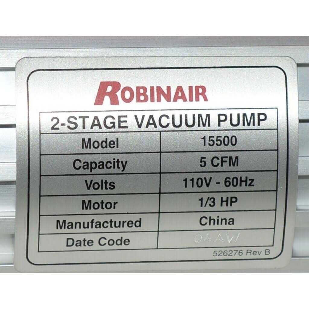Robinair 13204 Premium High Vacuum Pump Oil - Inhomebuy