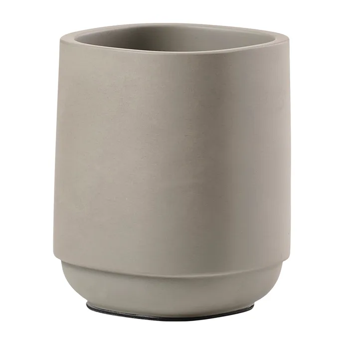Time Toothbrush Mug Concrete - Inhomebuy